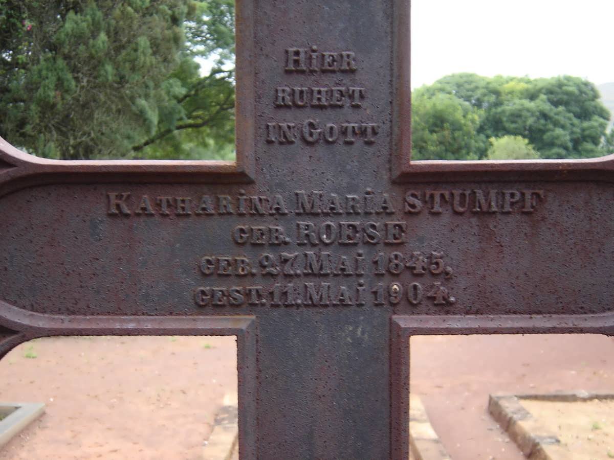 STUMPF Katharina Maria nee ROESE 1845-1904