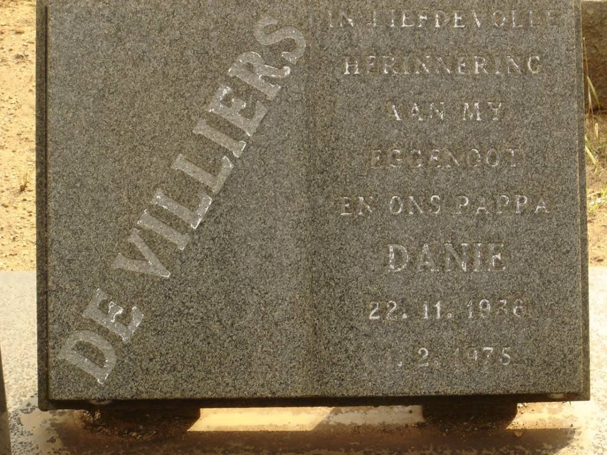VILLIERS Danie, de 1936-1975