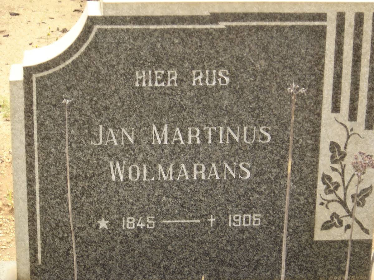 WOLMARANS Jan Martinus 1845-1906