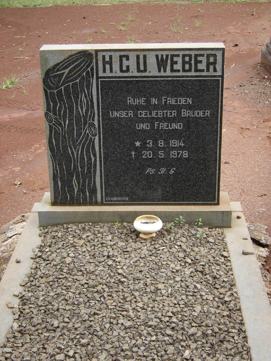 WEBER H.G.U. 1914-1978
