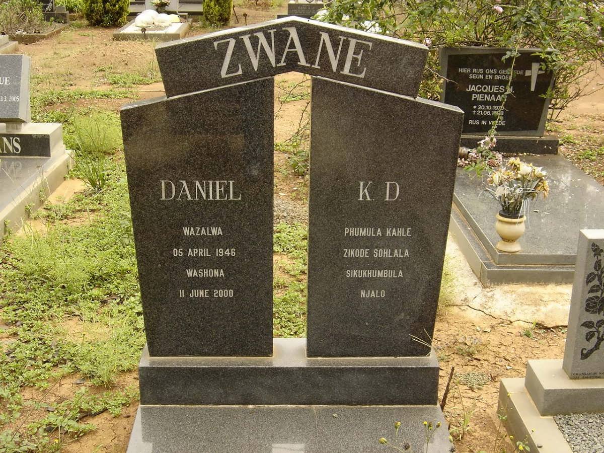ZWANE Daniel K.D. 1946-2000