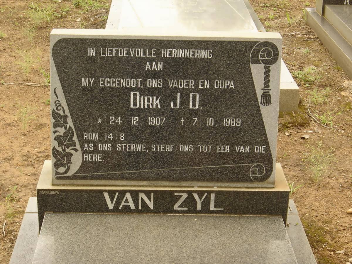 ZYL Dirk J.D., van 1907-1989