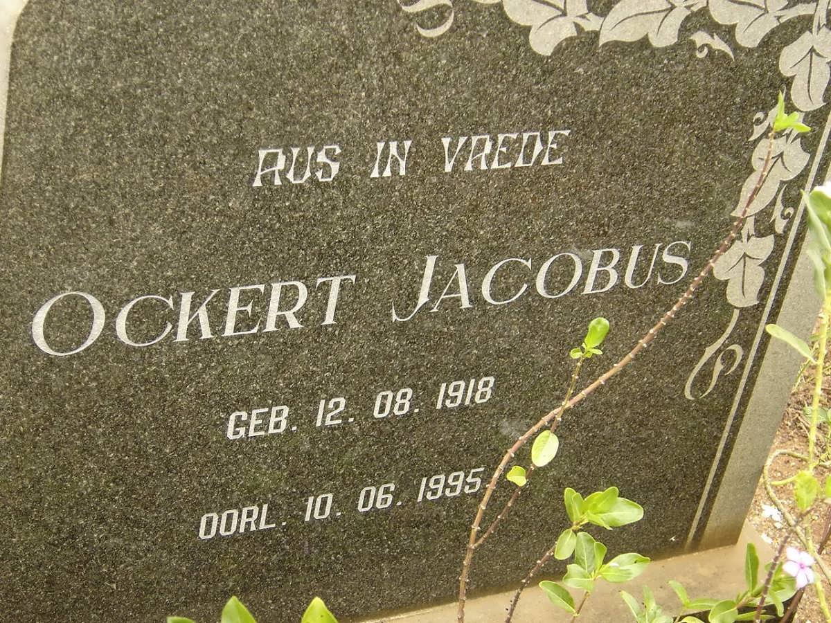 ? Ockert Jacobus 1918-1995