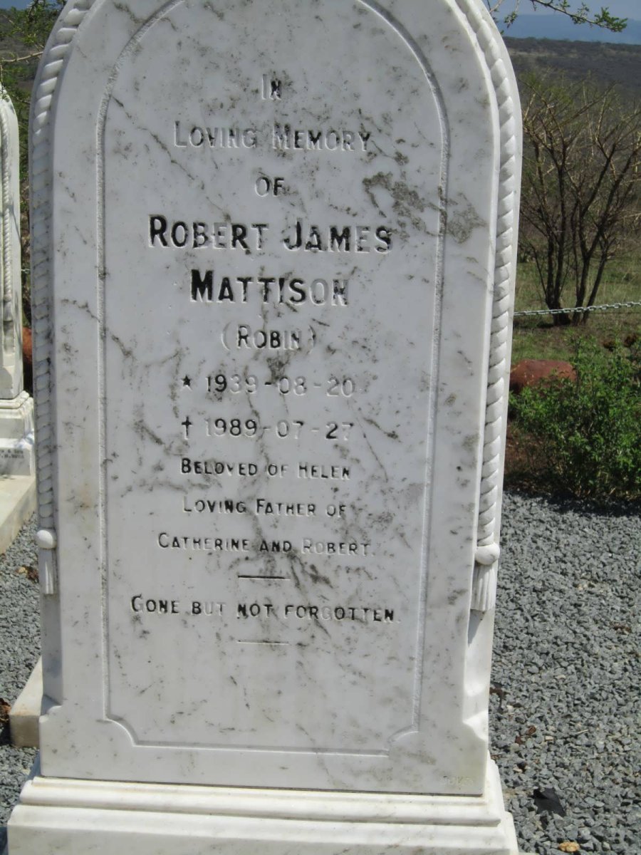 MATTISON Robert James 1939-1989