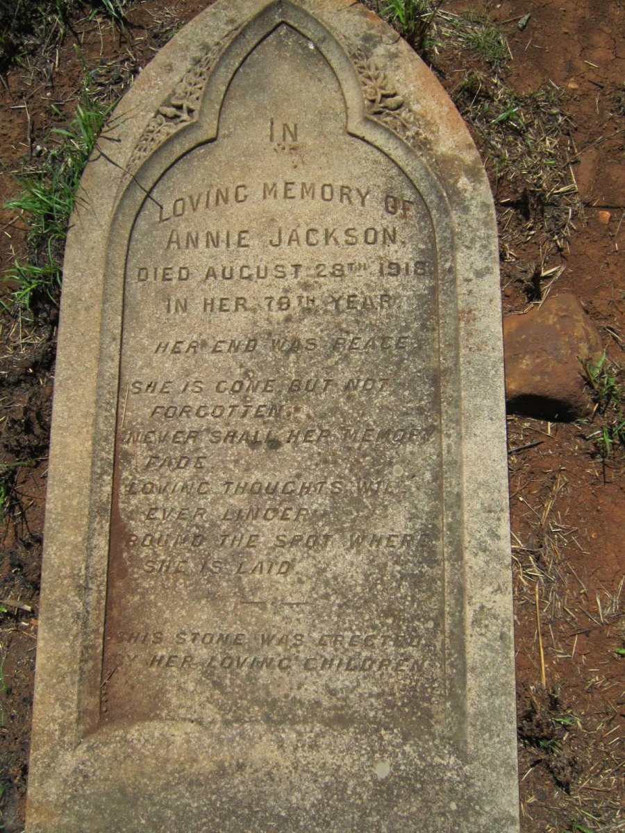 JACKSON Annie -1918