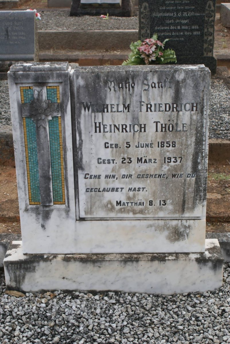 THÖLE Wilhelm Friedrich Heinrich 1858-1937