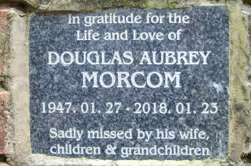 MORCOM Douglas Aubrey 1947-2018