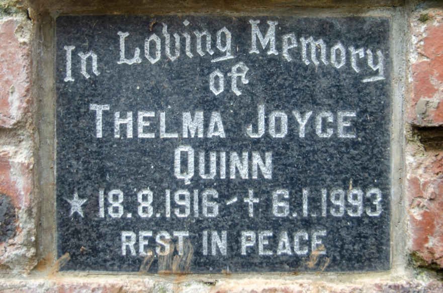 QUINN Thelma Joyce 1916-1993