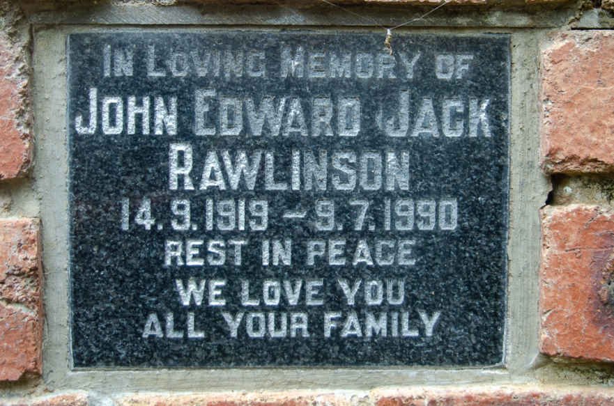 RAWLINSON John Edward 1919-1990