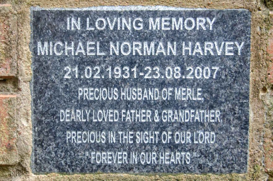 HARVEY Michael Norman 1931-2007