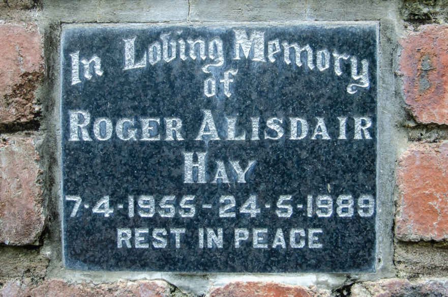 HAY Roger Alisdair 1955-1989