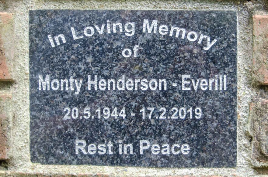 EVERILL Monty, HENDERSON 1944-2019