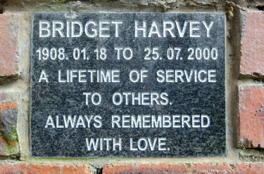 HARVEY Bridget 1908-2000