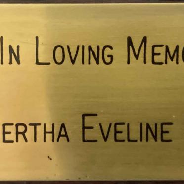 BUTLAND Bertha Eveline