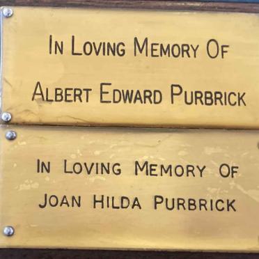 PURBRICK Albert Edward & Joan Hilda