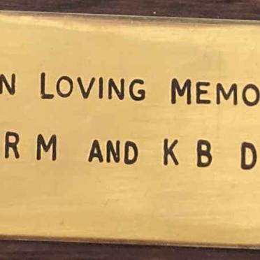 DUNCAN R.M. & K.B.