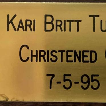 TURNER Kari Britt
