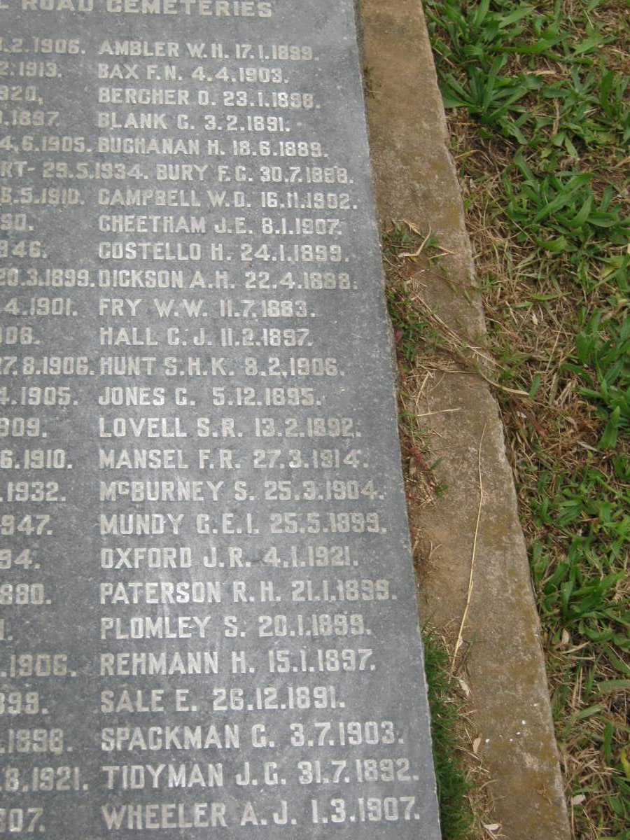 07. MEMORIAL TO MEMBERS OF THE NATAL MOUNTED POLICE AND NATAL POLICE