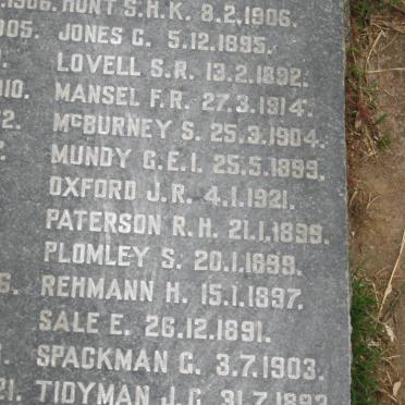 10. MEMORIAL TO MEMBERS OF THE NATAL MOUNTED POLICE AND NATAL POLICE