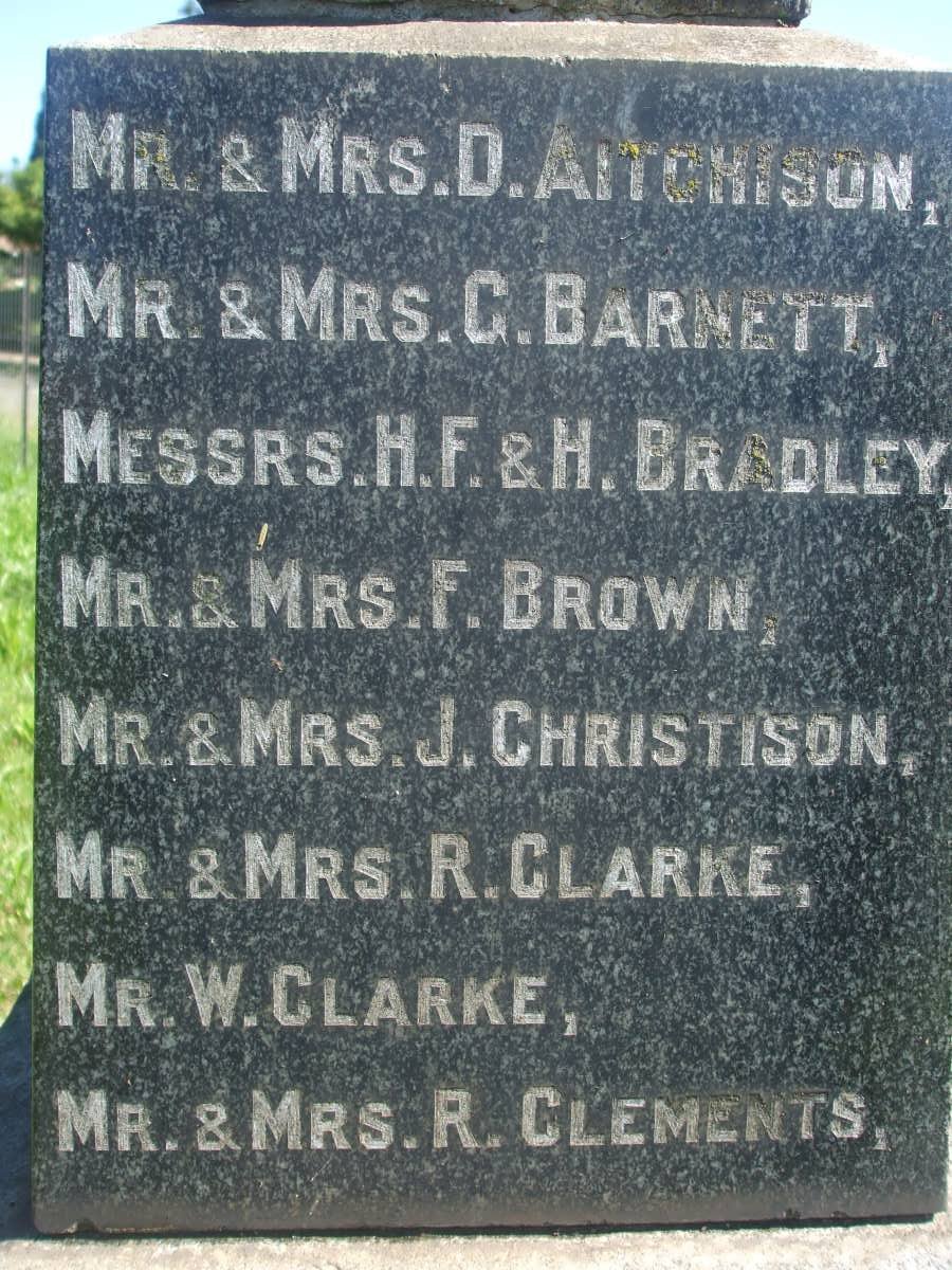 2. 1880 Memorial. A - C