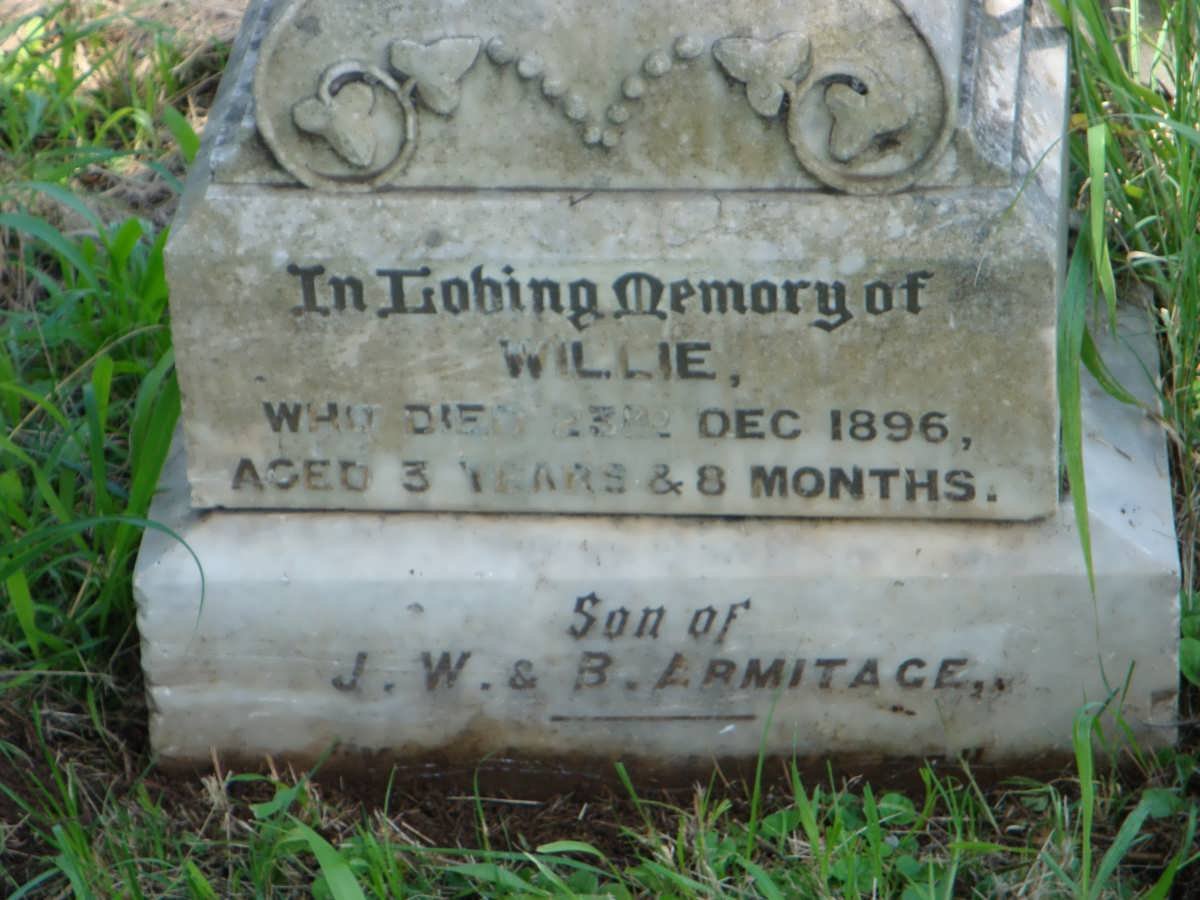 ARMITAGE Willie -1896