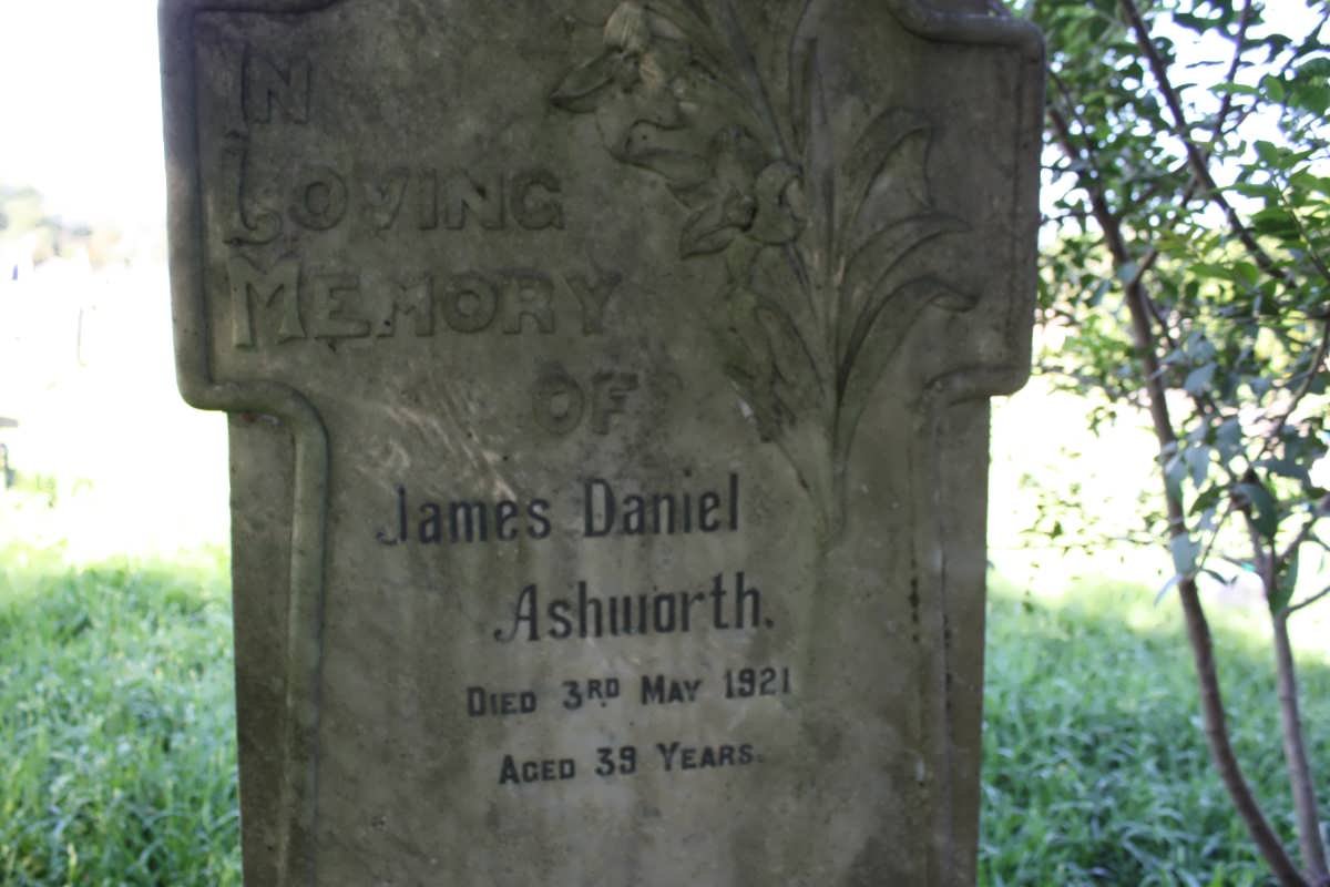 ASHWORTH James Daniel -1921