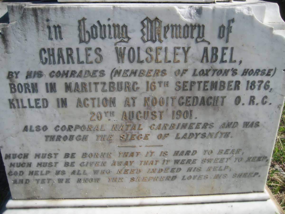 ABEL Charles Wolseley 1876-1901 _2