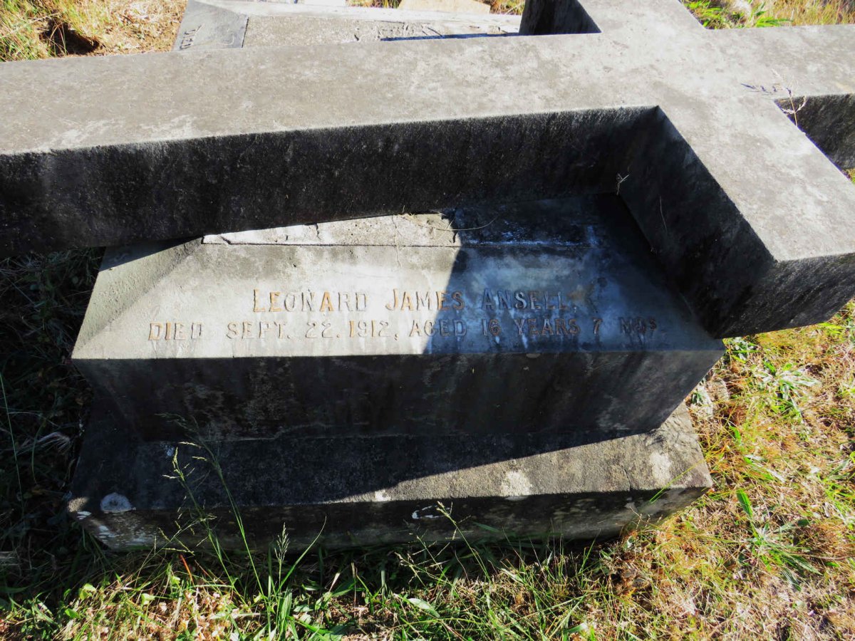 ANSELL Leonard James -1912