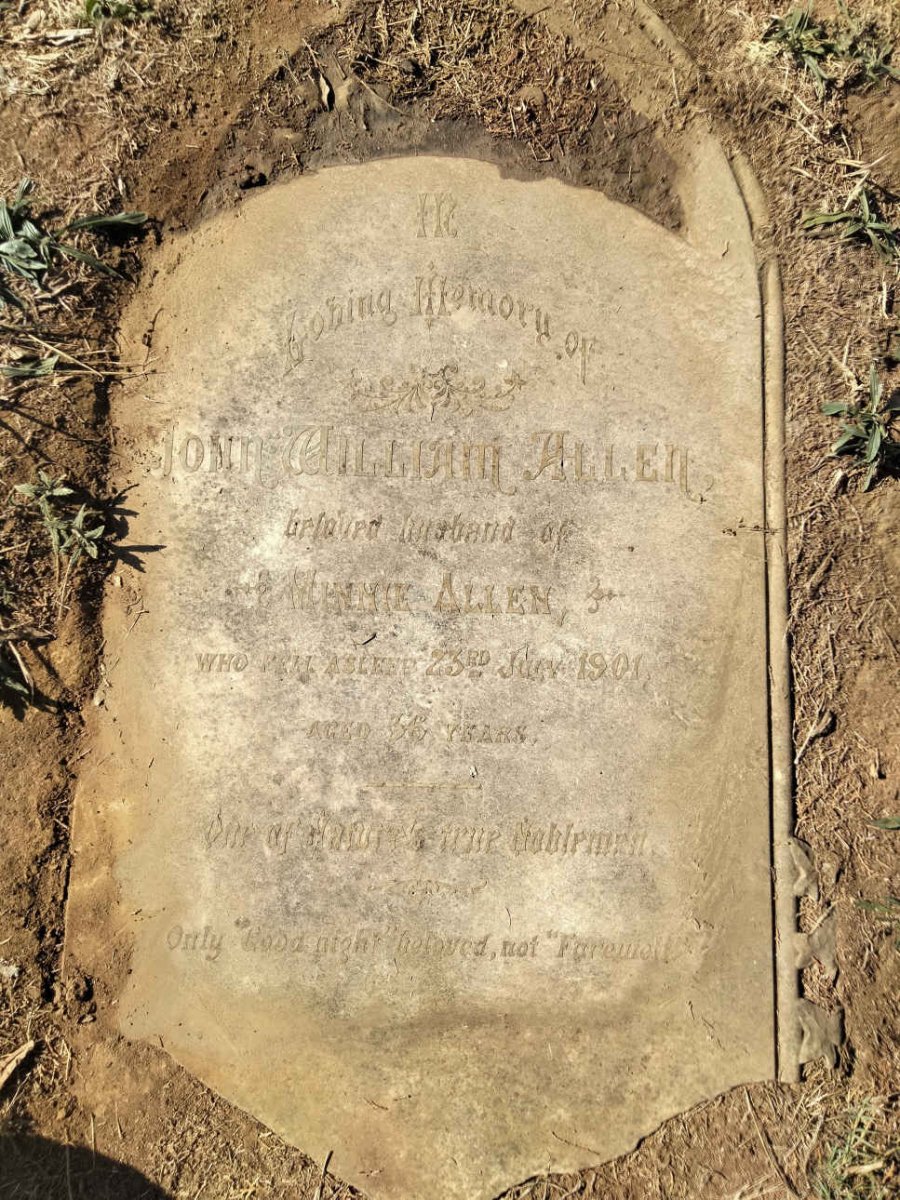 ALLEN John William -1901