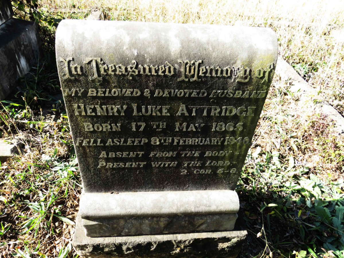 ATTRIDGE Henry Luke 1865-1940