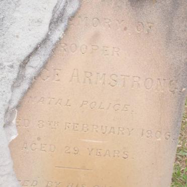 ARMSTRONG George -1906