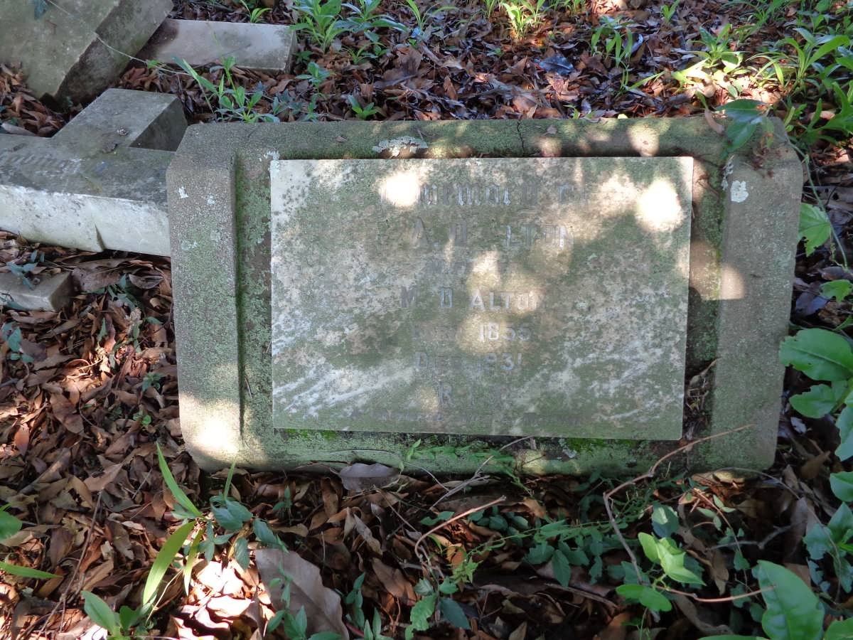 ALTO M.D. 1855-1931