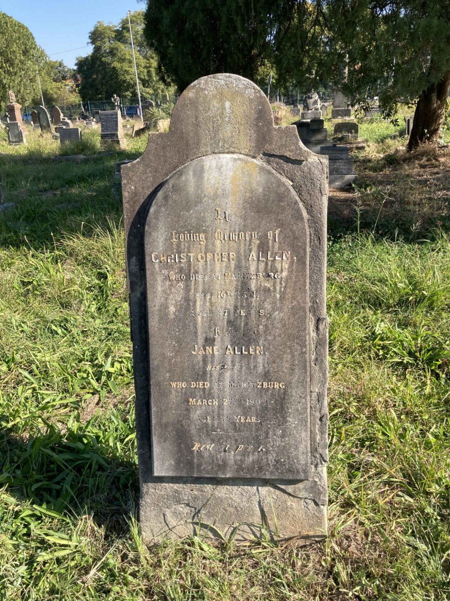 ALLEN Christopher -1871 & Jane -1902