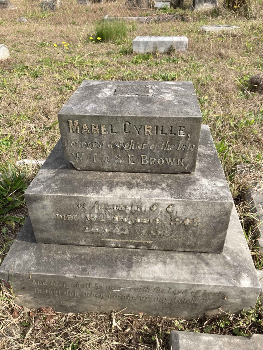 BROWN Mabel Cyrille -1905
