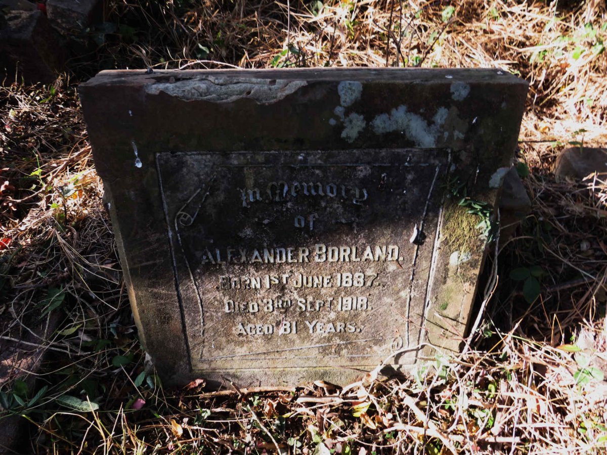 BORLAND Alexander 1887-1918