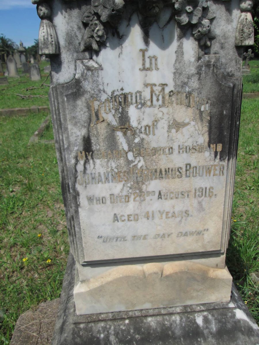 BOUWER Johannes Hermanus -1916