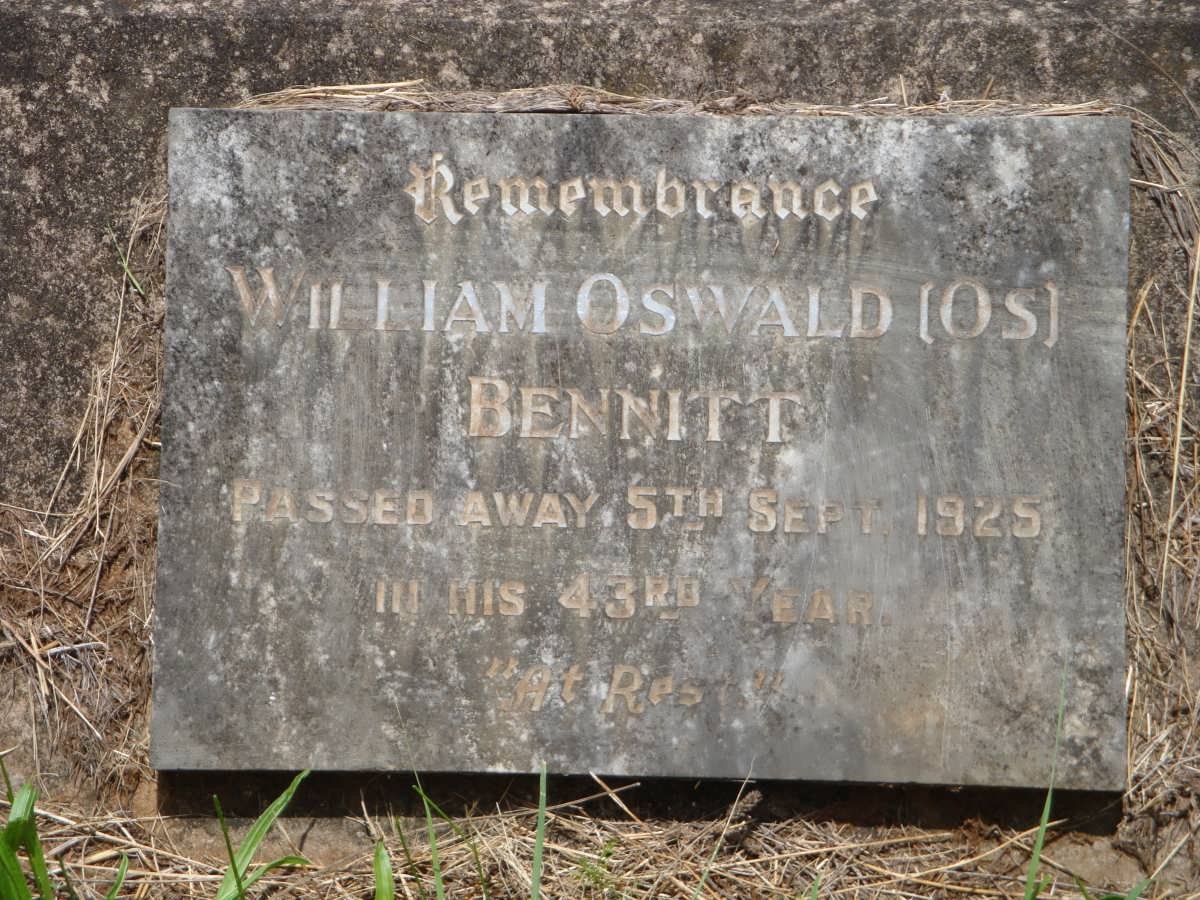 BENNITT William Oswald -1925