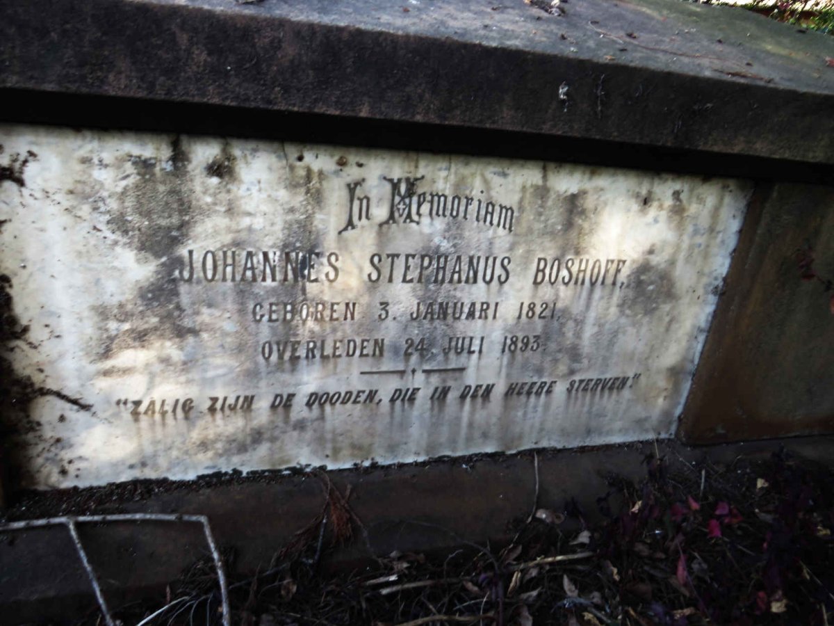 BOSHOFF Johannes Stephanus 1821-1893