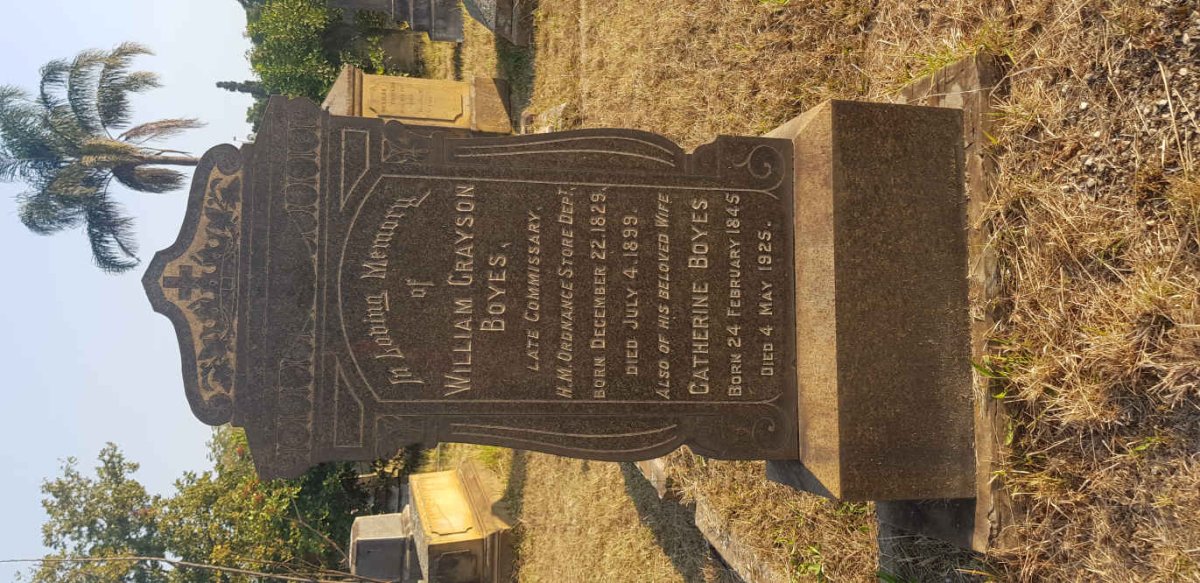 BOYES William Grayson 1829-1899 &amp; Catherine 1845-1925