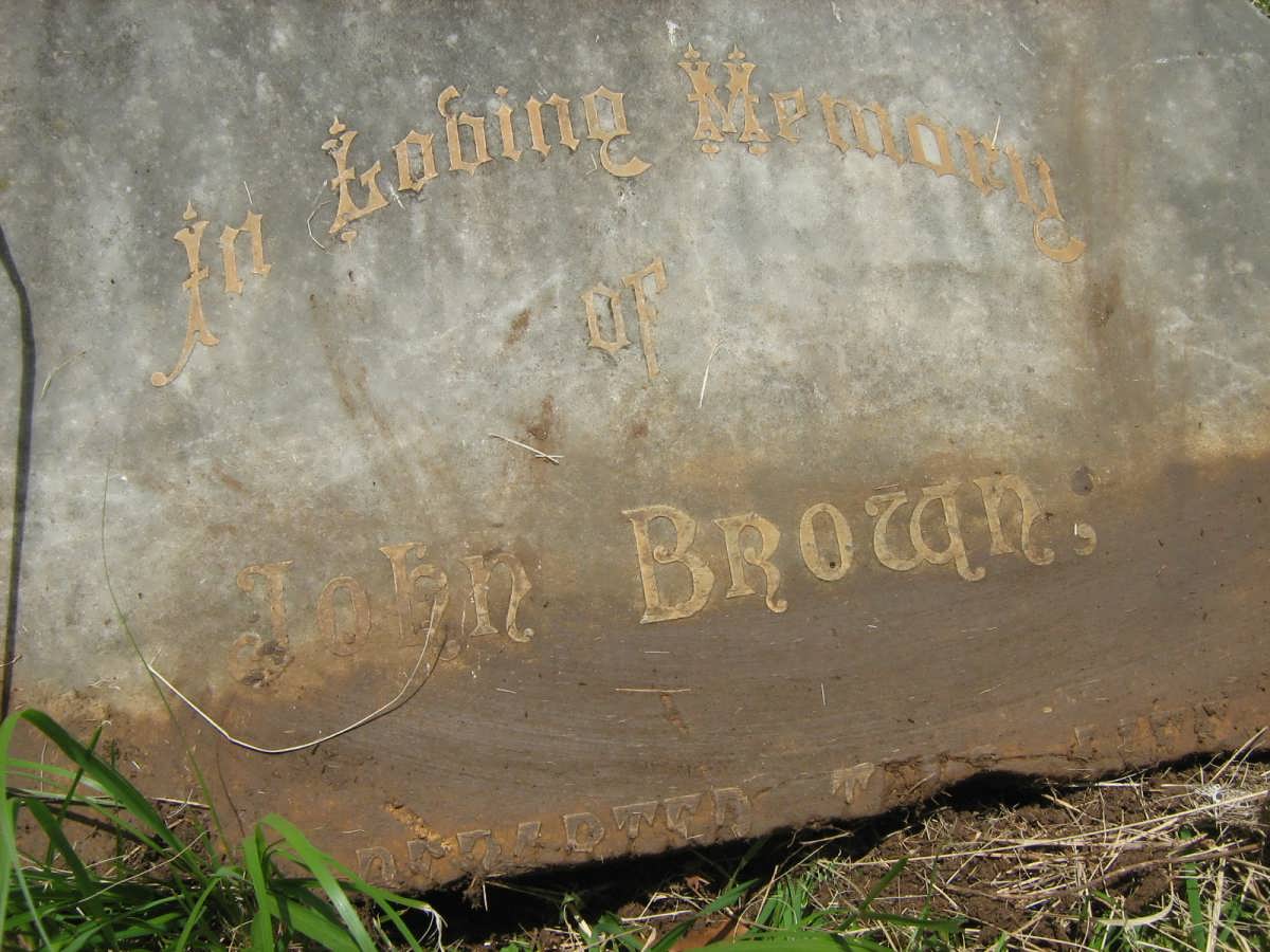 BROWN John -189?