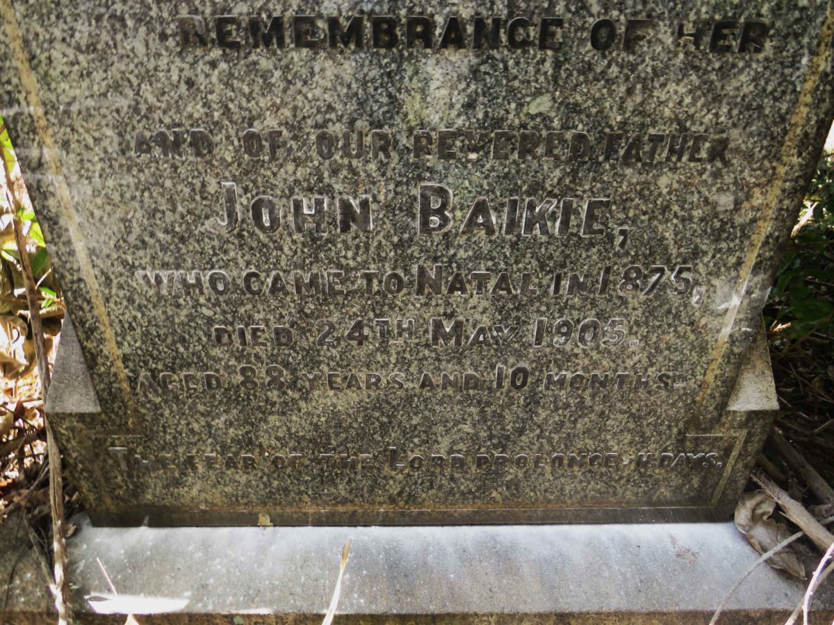BAIKIE John 1875-1905 & Henrietta Wares -1890 _2