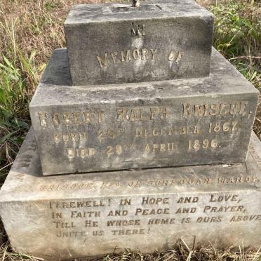 BRISCOE Robert Ralph 1867-1896