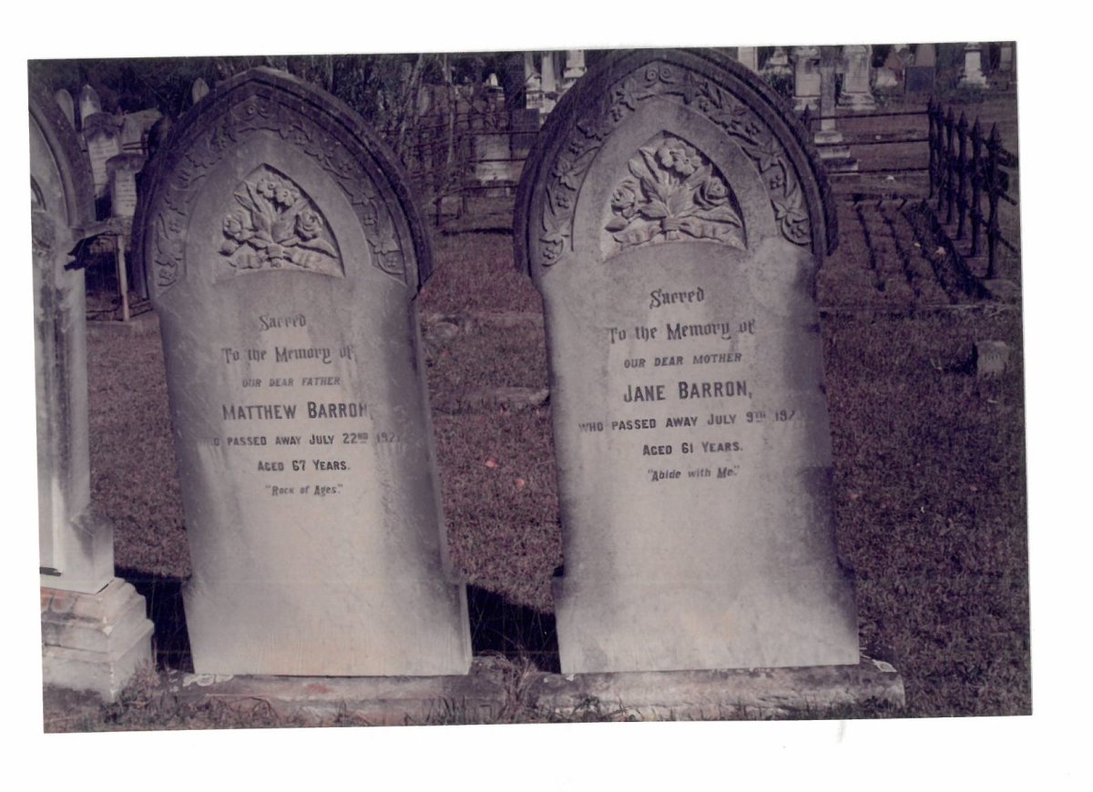 BARRON Matthew -1921 & Jane -192?