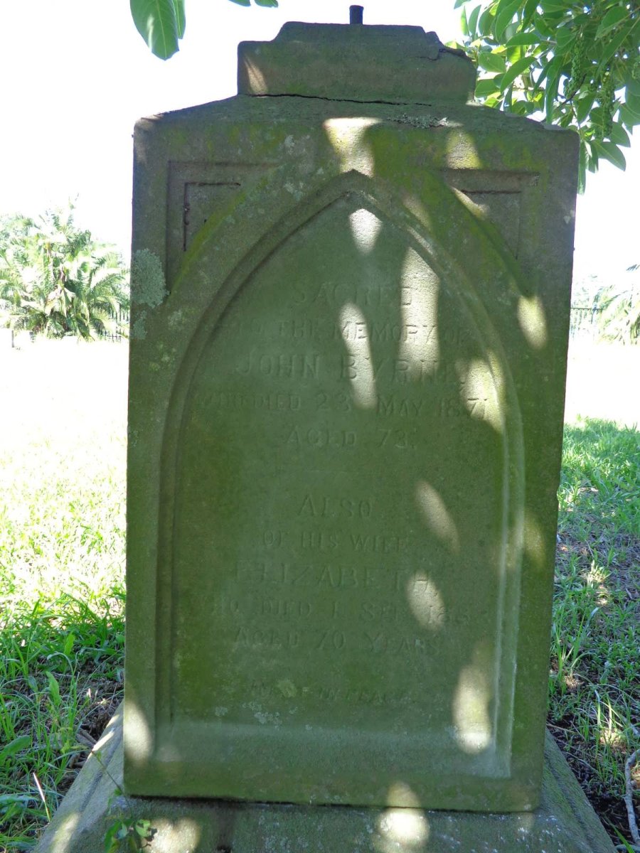 BYRNE John -1871 &amp; Elizabeth