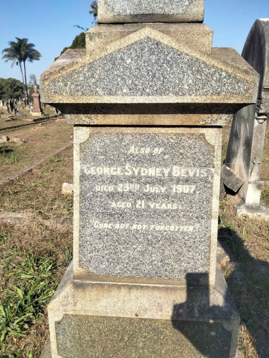 BEVIS George Sydney -1907