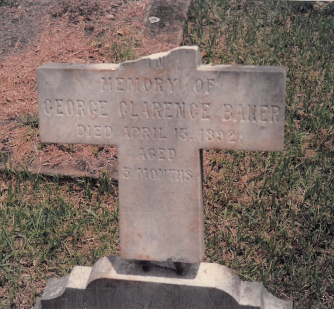 BAKER George Clarence -1892