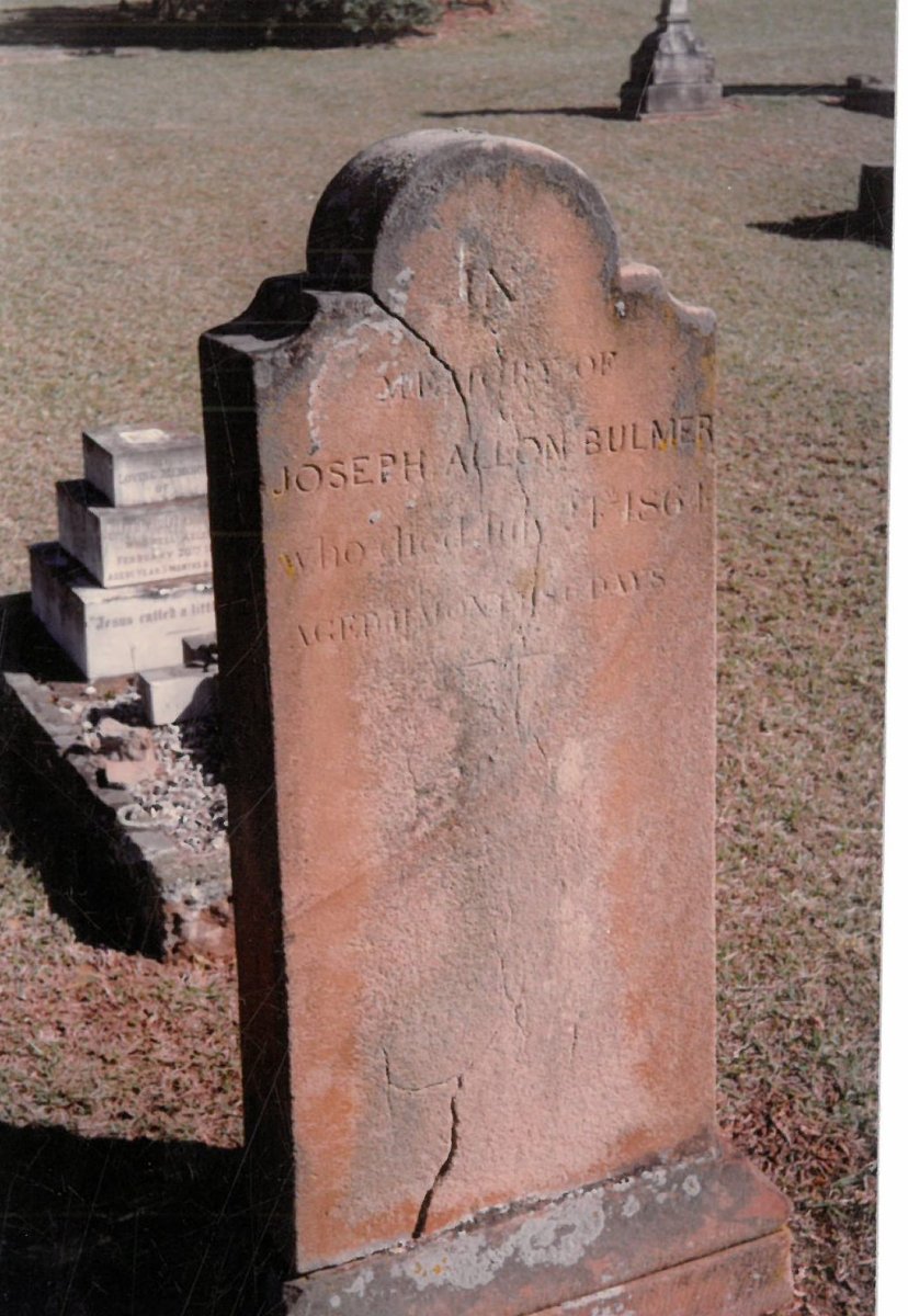BULMER Joseph Allon -1861