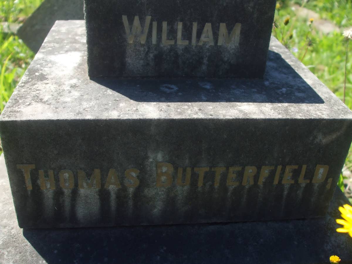 BUTTERFIELD William Thomas 1855-1893