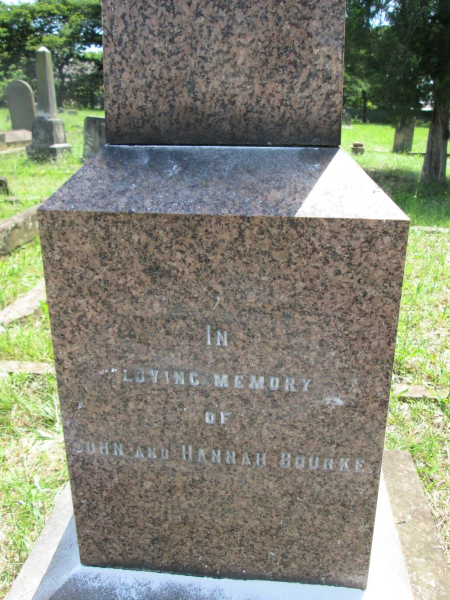 BOURKE John &amp; Hannah 