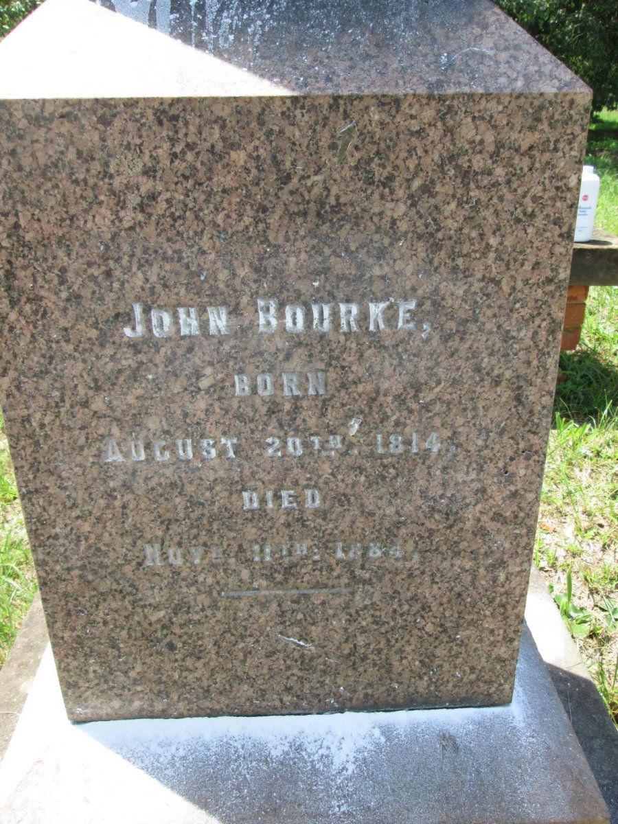 BOURKE John 1814-1884